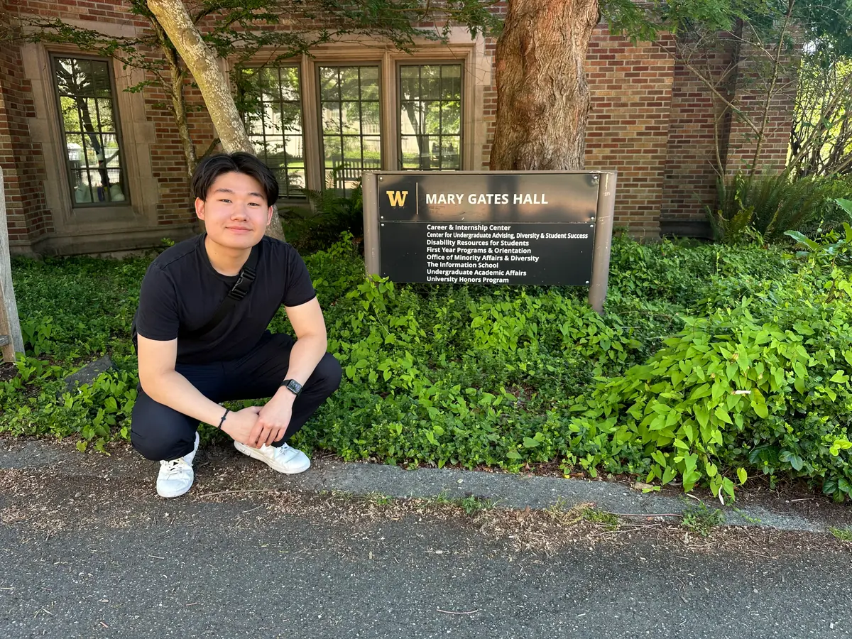 At UW Mary Gates Hall